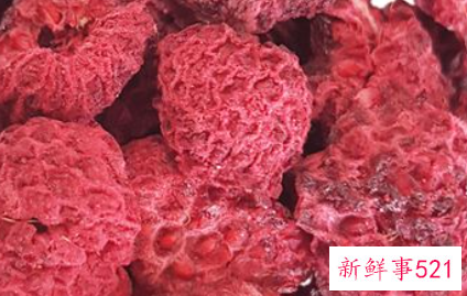 红秋莓干果的功效与作用