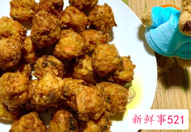 炸萝卜素丸子香酥的小窍门