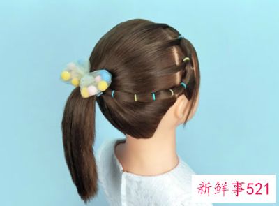 小女孩扎什么头发好看