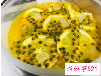 百香果柠檬蜂蜜腌制法
