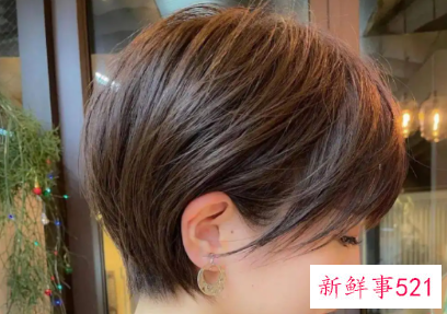 不用打理的超短发发型女