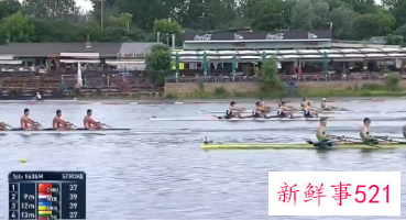 中国男子四人双桨队拿下塞尔维亚世界杯桂冠