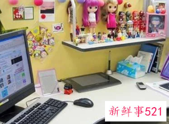 上班族办公桌物品摆放