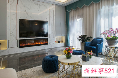 5米电视墙装修效果图
