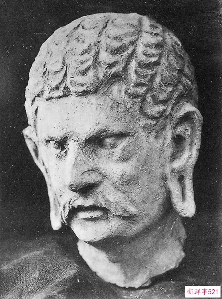 热瓦克佛寺遗址出土的壁画，阿富汗哈达佛遗址出土