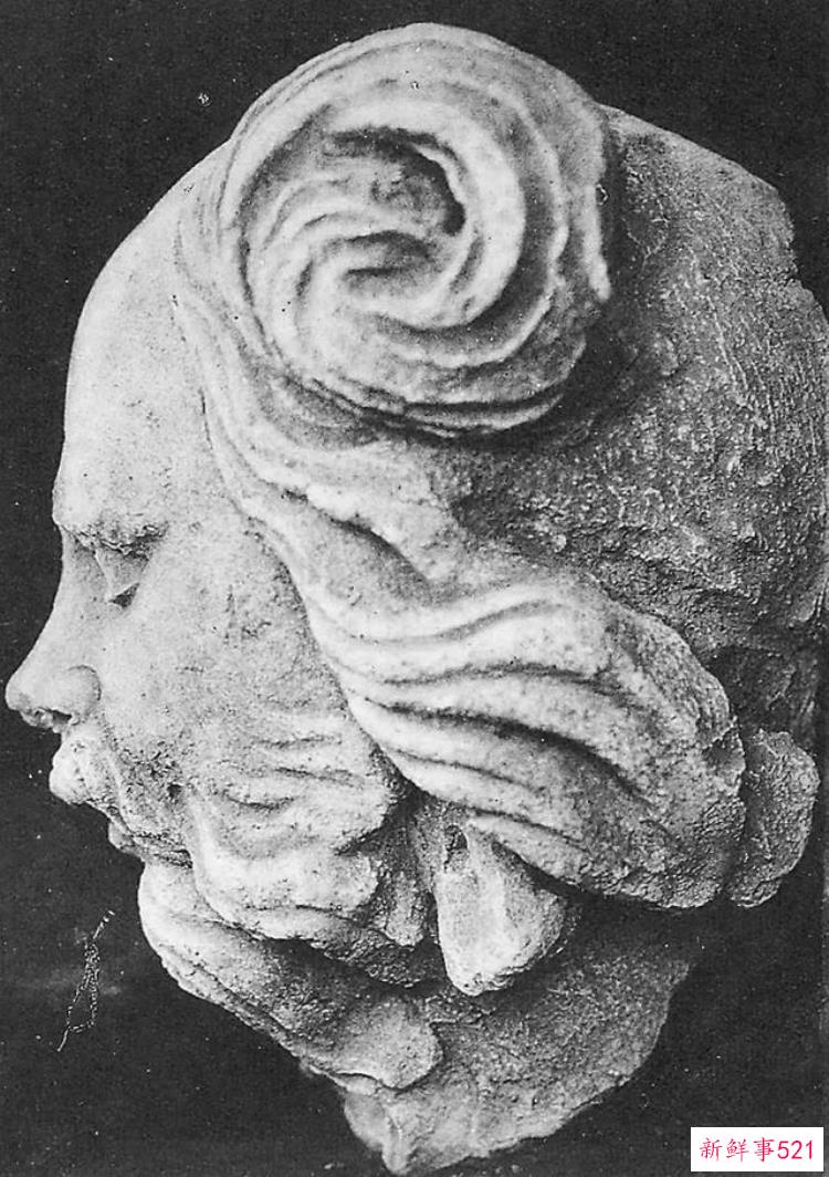 热瓦克佛寺遗址出土的壁画，阿富汗哈达佛遗址出土