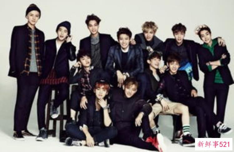 EXO十年，exo最近很火的照片