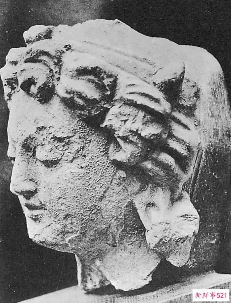 热瓦克佛寺遗址出土的壁画，阿富汗哈达佛遗址出土