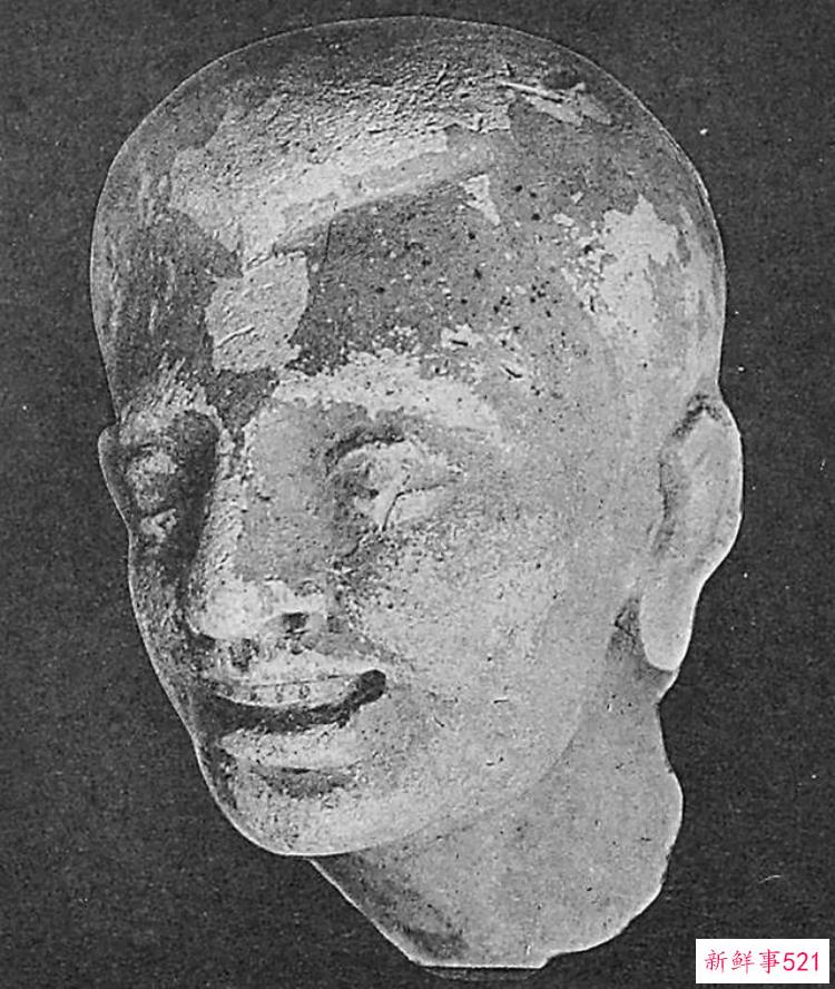 热瓦克佛寺遗址出土的壁画，阿富汗哈达佛遗址出土