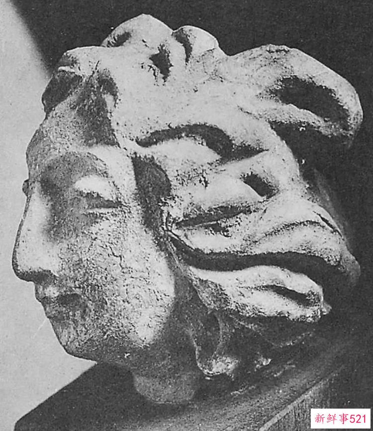 热瓦克佛寺遗址出土的壁画，阿富汗哈达佛遗址出土