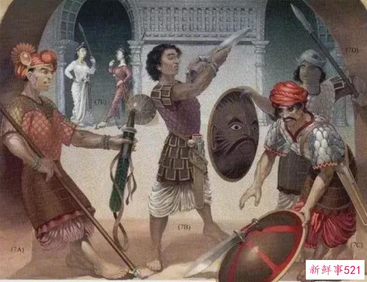 热瓦克佛寺遗址出土的壁画，阿富汗哈达佛遗址出土