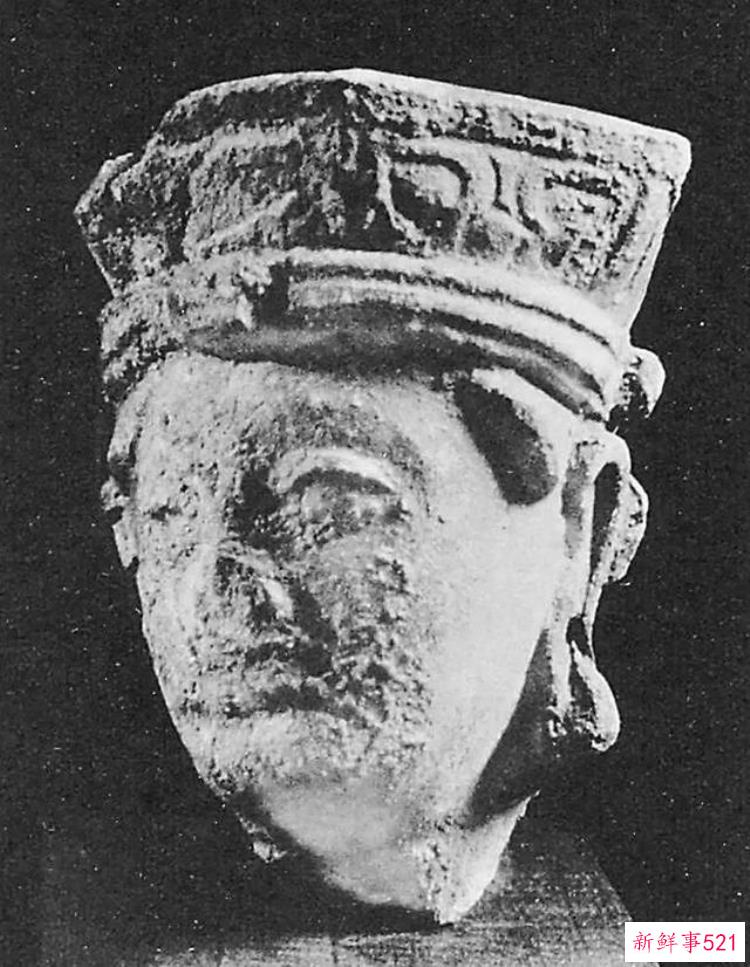 热瓦克佛寺遗址出土的壁画，阿富汗哈达佛遗址出土