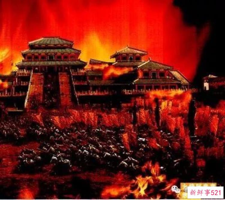 项羽为什么火烧阿房宫，为什么说项羽火烧阿房宫