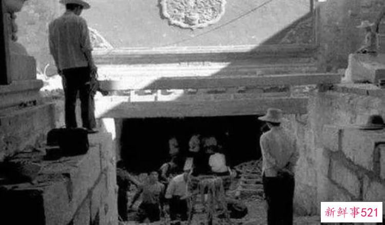 光绪帝陵墓被盗，光绪皇帝陵墓的老照片