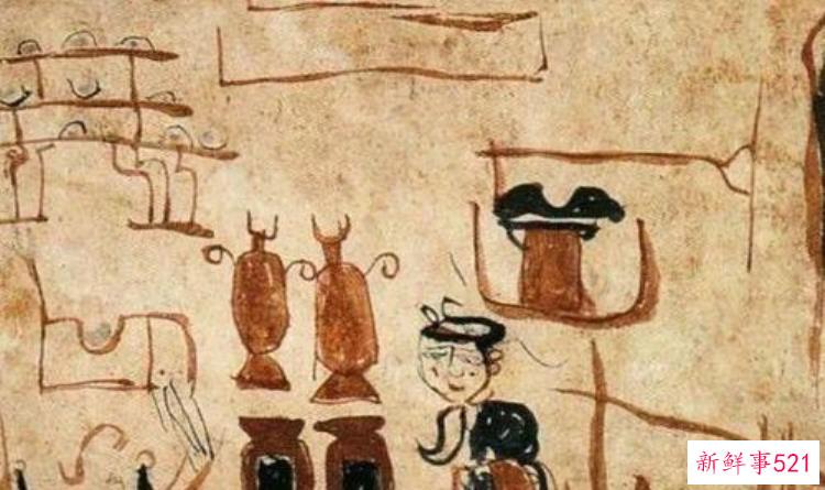 新疆发现最早的拼图画画风滑稽至极专家像熊孩子涂鸦