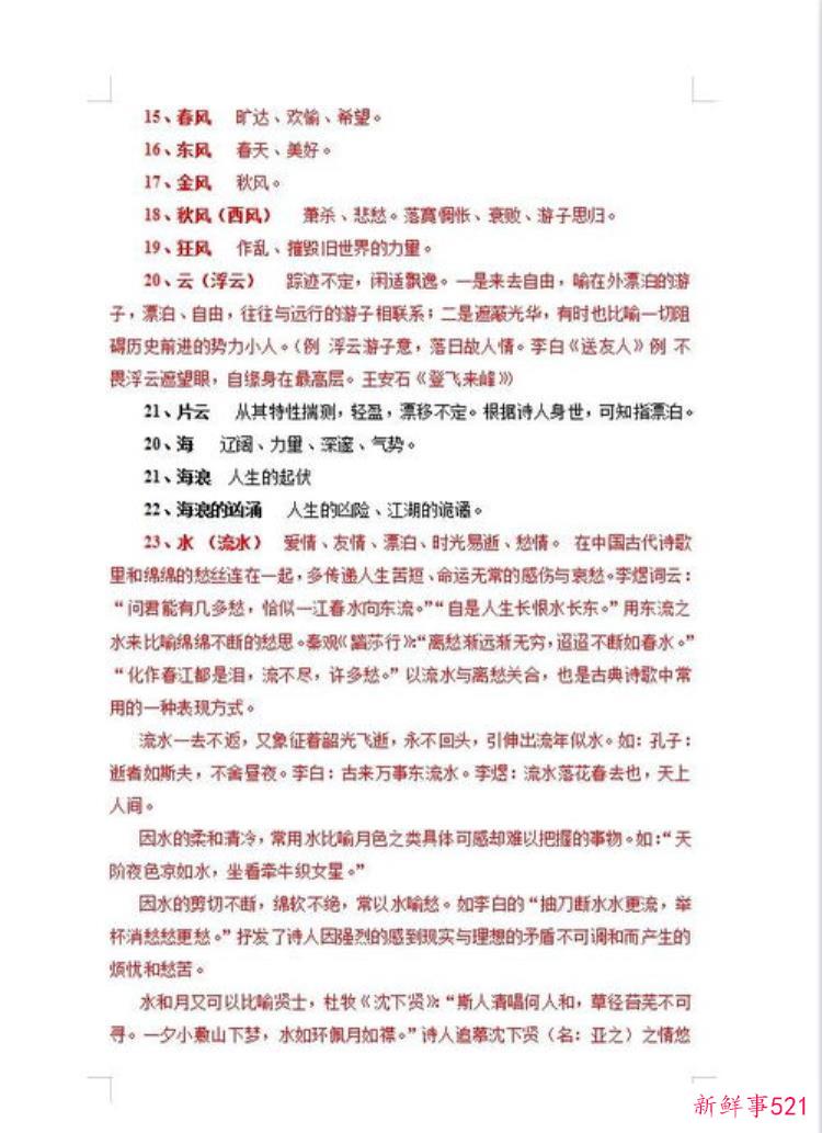 古诗意象分析答题技巧「意象分析法高考古诗鉴赏方法之一」