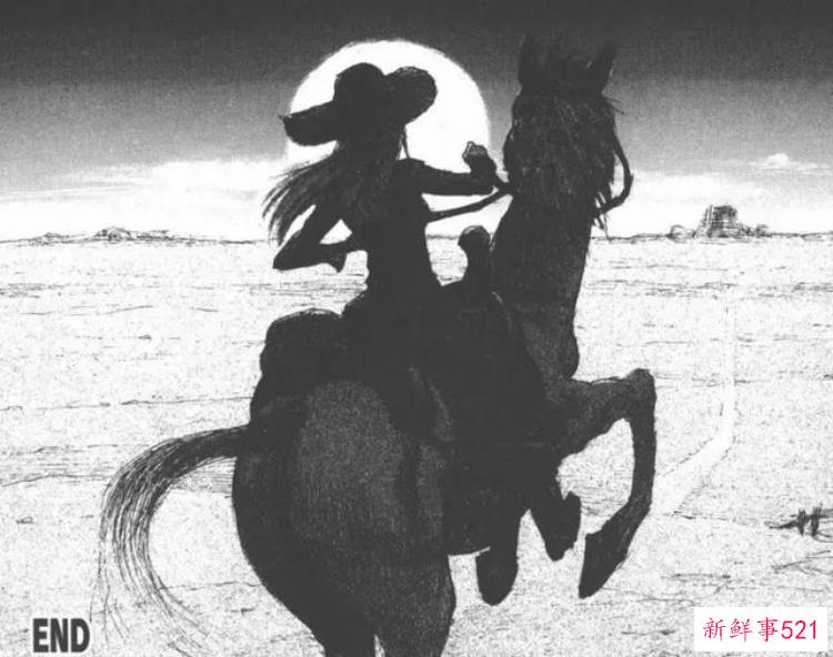 最猎奇的漫画家画出了最帅的西部故事电影，一个著名漫画家画出一个人拿着伞