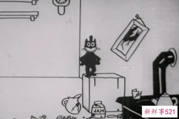 中国第一部漫画-在摄影棚里制造场景 将动画与真人结合(1927年上映)