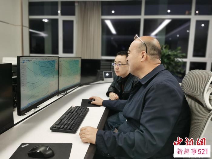 人工增雨助力三秦大地“降温解渴”。　陕西省气象局供图