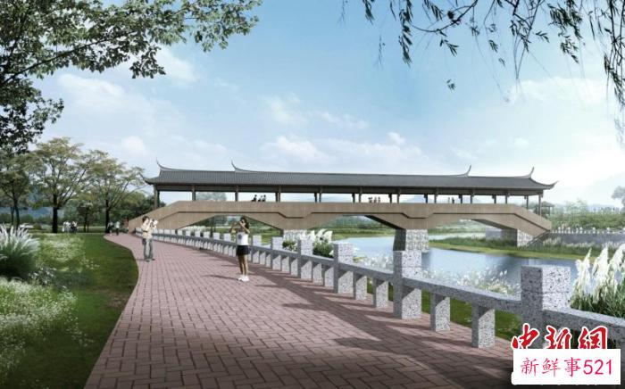 新廊桥项目透视图。　李国镔 供图