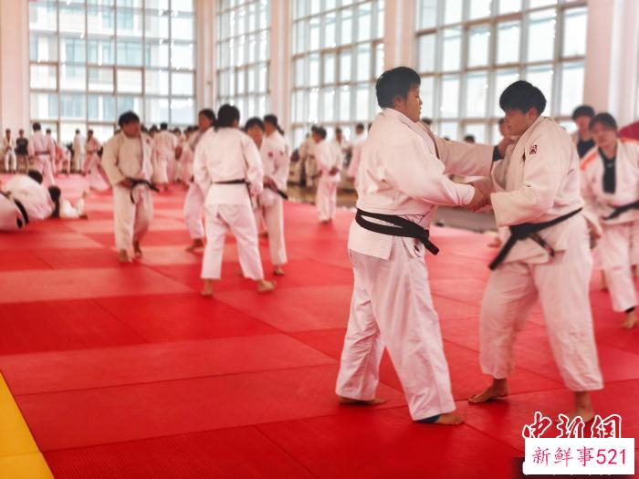 300余名男女运动员参加全国柔道训练营。　张少宣 摄