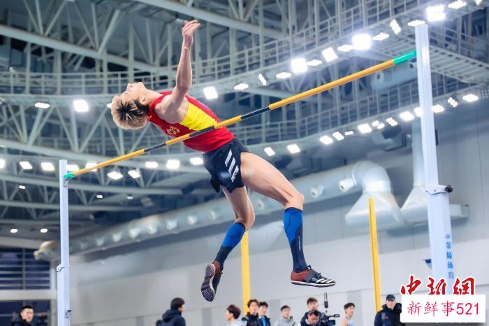 李佳伦在比赛中。　黑龙江省体育局提供