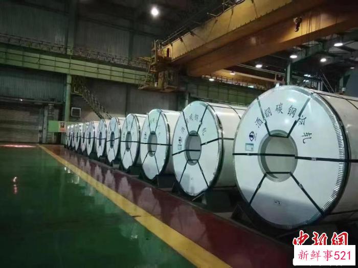 图为酒钢集团生产车间。(资料图) 酒钢集团供图