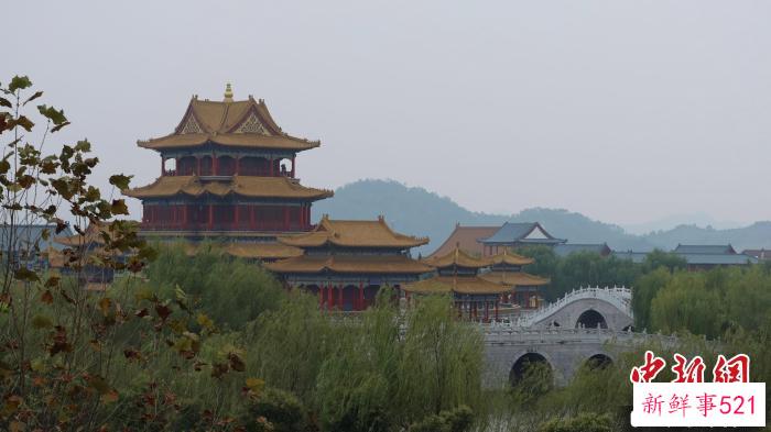浙江横店一景。　董易鑫 摄