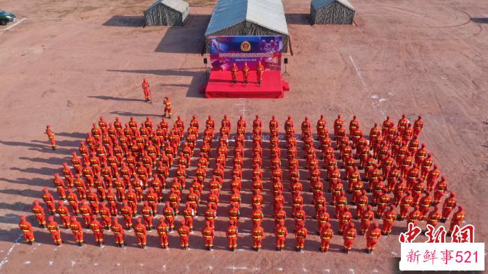 集合。　福建省森林消防总队南平支队 摄