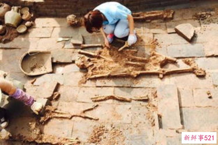 山西西周大墓，山东鲁荒王墓出土图