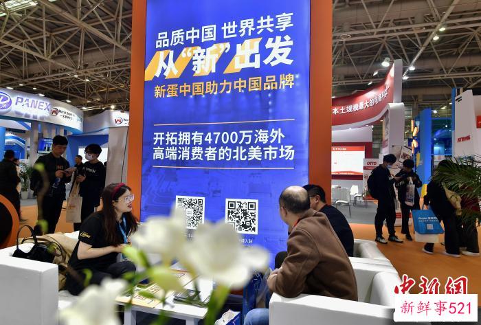 2023中国跨境电商交易会，已然成为跨境电商流量的大集合地。　张斌 摄