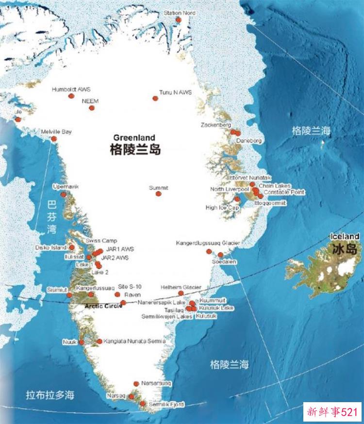 冰冠冰川探索，格陵兰岛冰川最新新闻