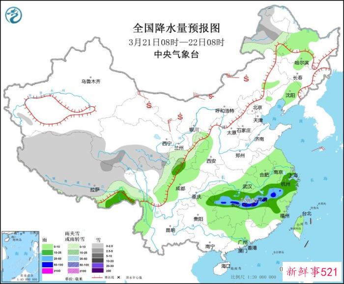冷空气给北方地区带来大风降温沙尘天气