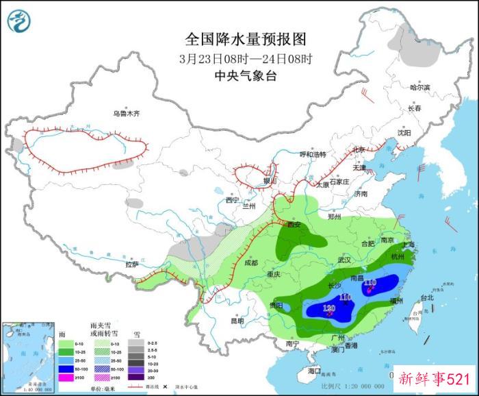 冷空气给北方地区带来大风降温沙尘天气