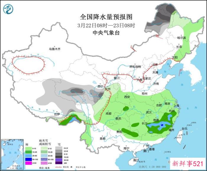 冷空气给北方地区带来大风降温沙尘天气