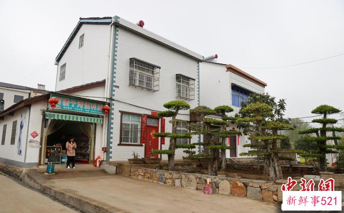 村民利用自家房屋开设便利店、农家餐厅等 张畅 摄