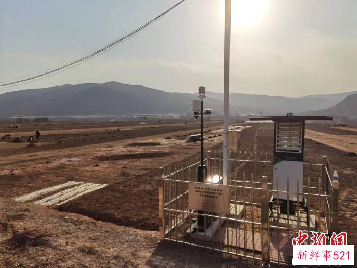 图为位于陇西县双泉镇的大田测报追溯设施。　张婧 摄