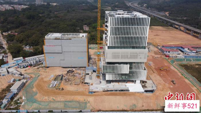 世界气象中心(北京)粤港澳大湾区分中心项目建设稳步推进 中建三局 供图