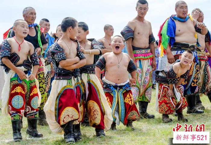 图为搏克。　内蒙古自治区文化和旅游厅供图