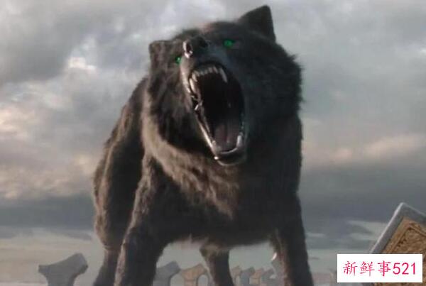 头衔-芬里尔 北欧十大怪兽中的巨狼 火神洛基的私生子-一口吞下众神之父