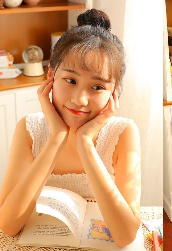 青春美少女蕾丝吊带酥胸诱惑修长美腿气质性感写真