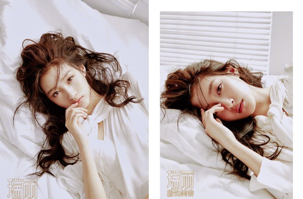 关晓彤时尚慵懒写真图片