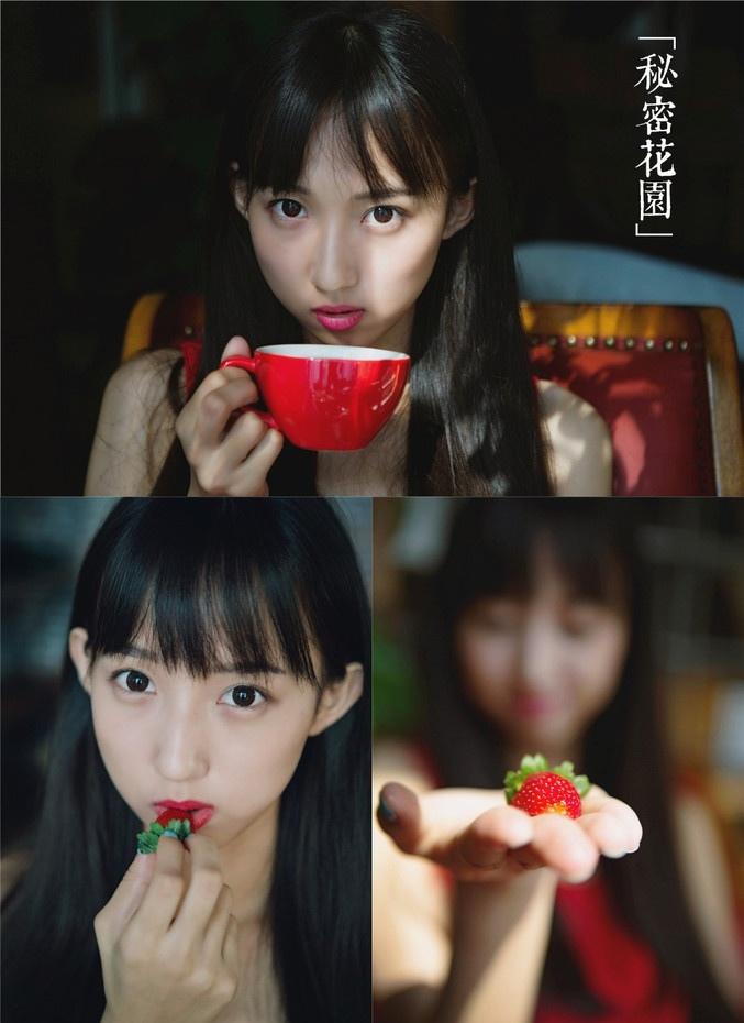 圆脸大眼可爱少女秘密花园唯美写真