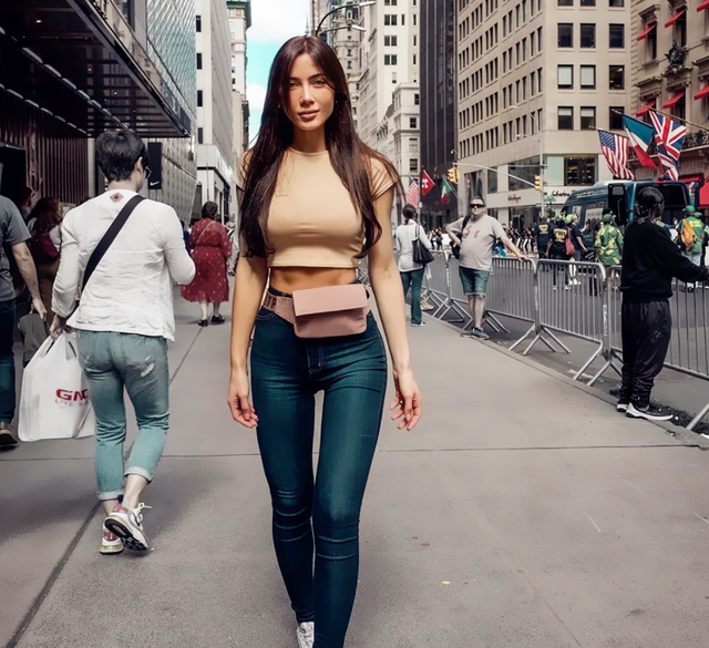 委内瑞拉超模 蛮腰细腿妍姿艳质 轻奢优雅的打扮中见性感温柔