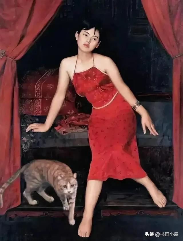 人体艺术油画，展现了倾国倾城的美！