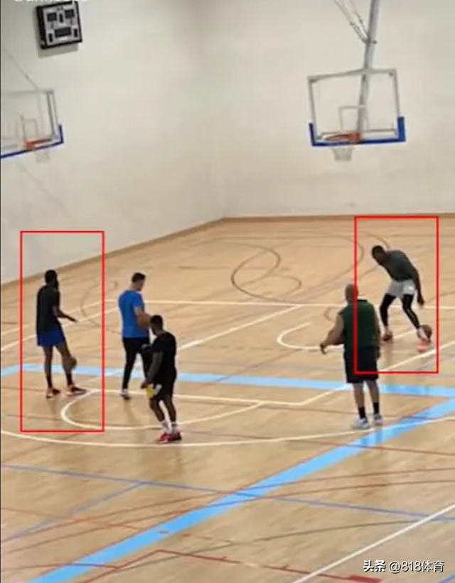 女人缘!哈登光顾巴塞罗那普拉提俱乐部,搂着3位白人美女咧嘴大笑