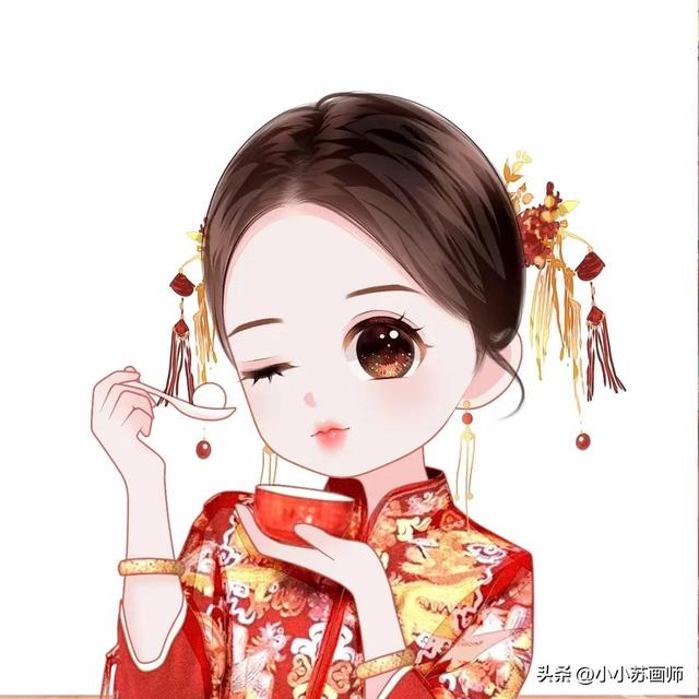 换个头像吧，可可爱爱的女生卡通头像，太招人喜欢了