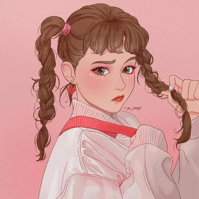 一组动漫美少女精美插画合集,楚楚动人的样子惹人怜爱