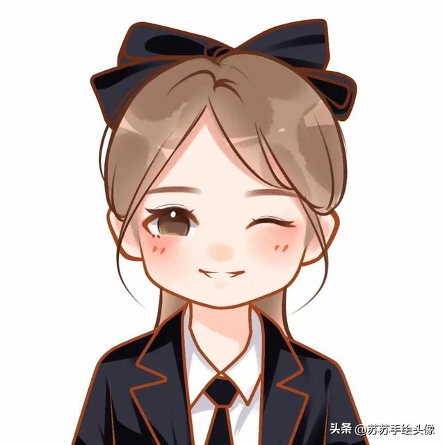 换个头像吧，简单可爱的女生卡通头像，太有童年的趣味性了