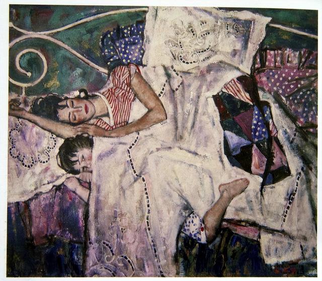 俄罗斯画家尤里·卡留塔的油画美女，优雅而妩媚！